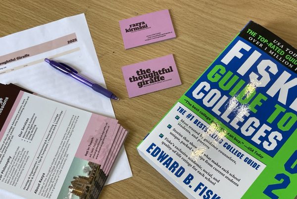 College Guide Book, business cards and TTG flyers