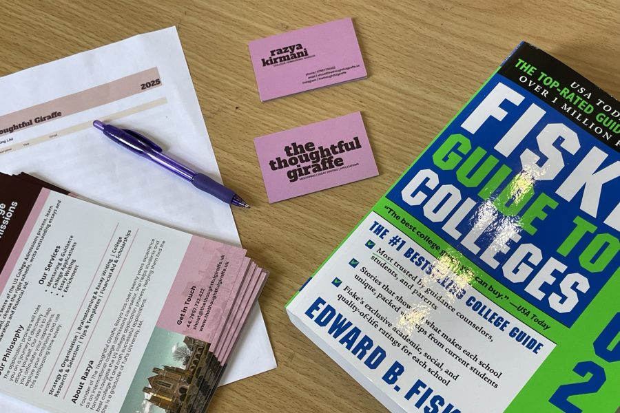 College Guide Book, business cards and TTG flyers
